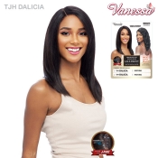 Vanessa 100% Brazilian Human Hair J Part Swissilk Lace Front Wig - TJH DALICIA